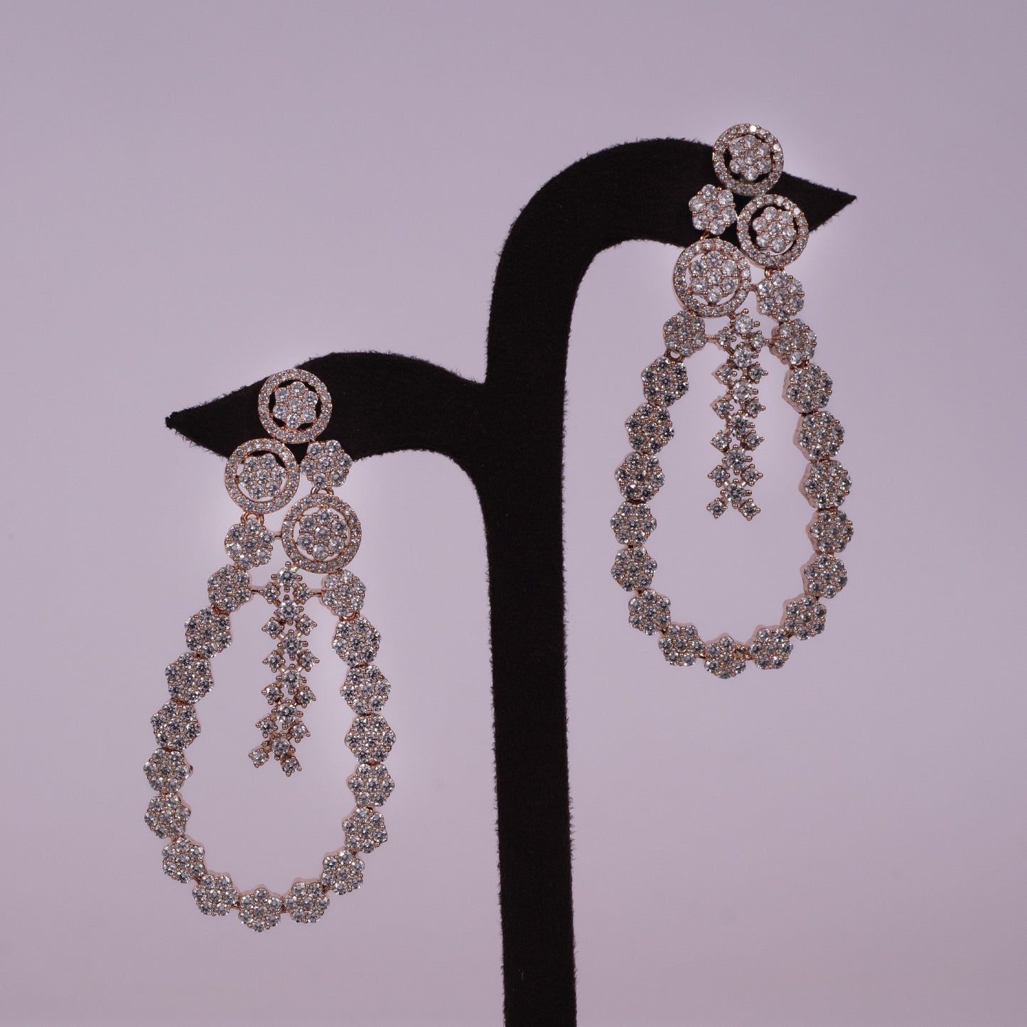 Golden Radiance Multi-Layer Crystal Necklace Set