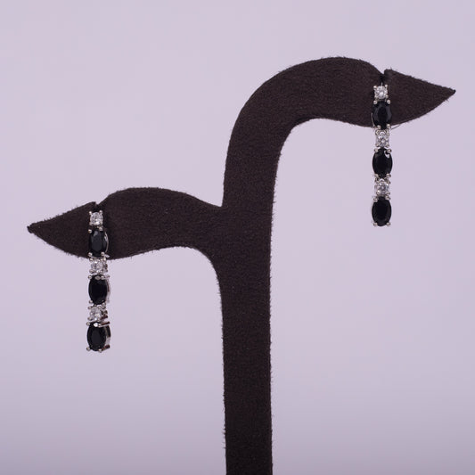 Elegant Midnight Onyx Handcrafted Fashion Jewelry Set