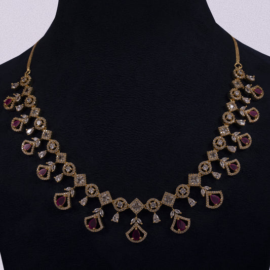 Maharani Noor Handcrafted Ruby Red Stones
