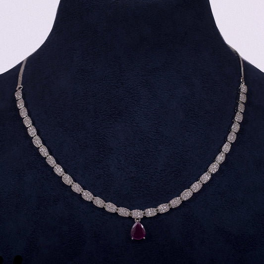 The Queen Victoria Magenta Teardrop Set