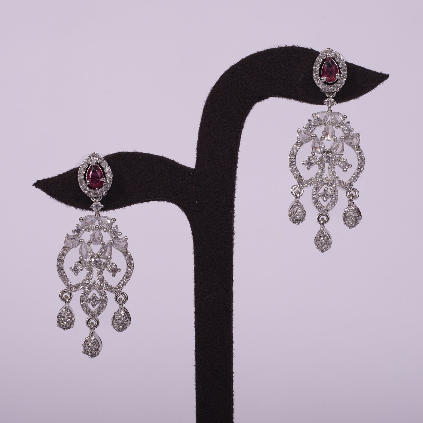Queen Seraphina Ruby Royale Necklace Set