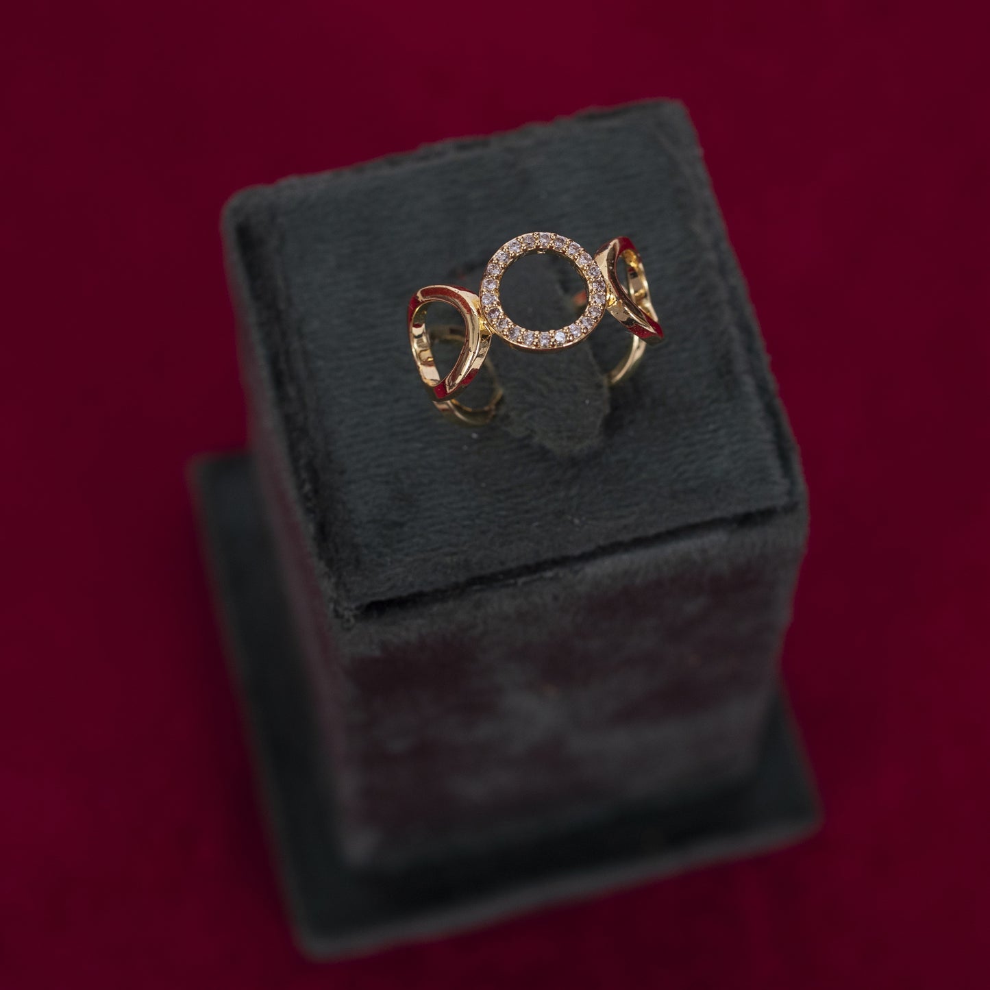 The Celestial Halo Ring | Handcrafted Fashion Jewelry