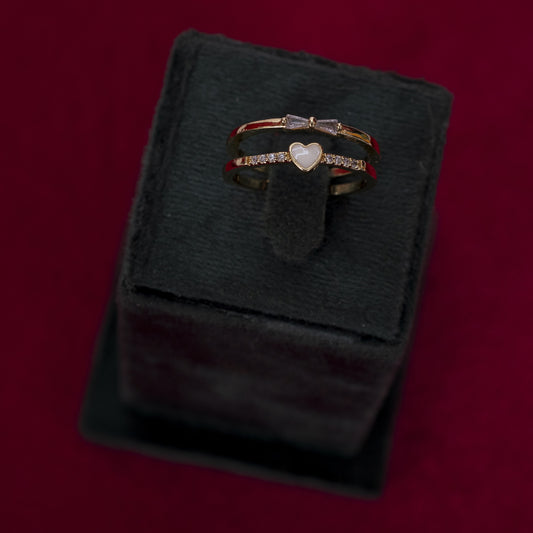 The Isabella Handcrafted Heart Ring