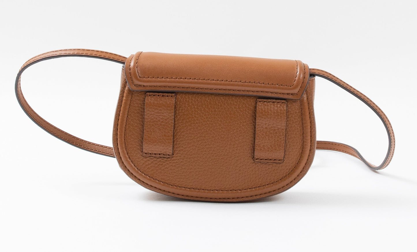 Michael Kors Pre-Loved Greenwich Small Saddle Crossbody Bag