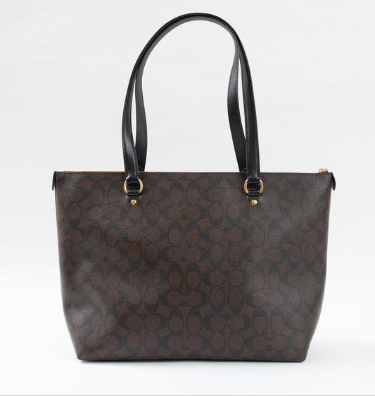 Coach Pre-Loved Zip Top Tote in Signature Canvas