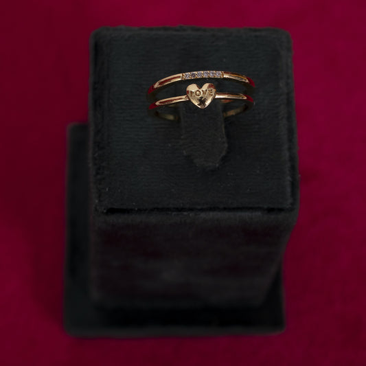 The Amour Double-Band Ring