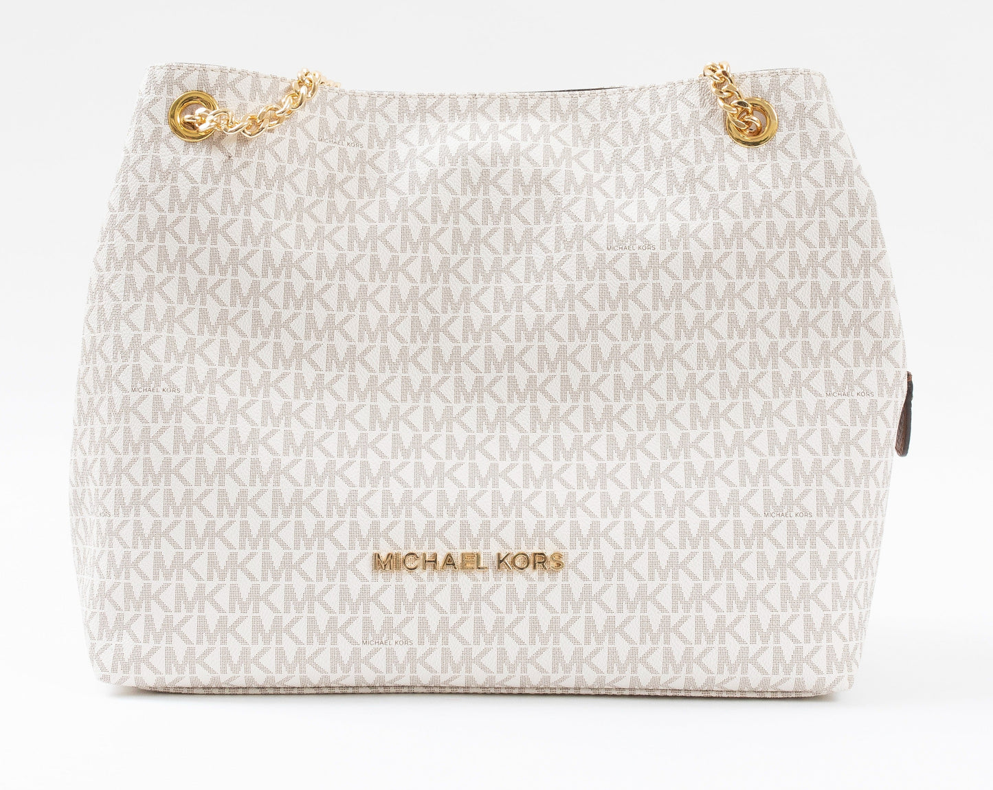Michael Kors Pre-Loved Jet Set Chain Tote in Signature Canvas