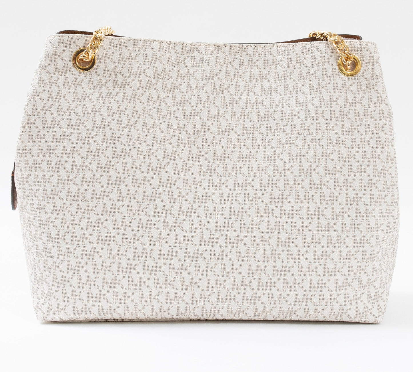 Michael Kors Pre-Loved Jet Set Chain Tote in Signature Canvas