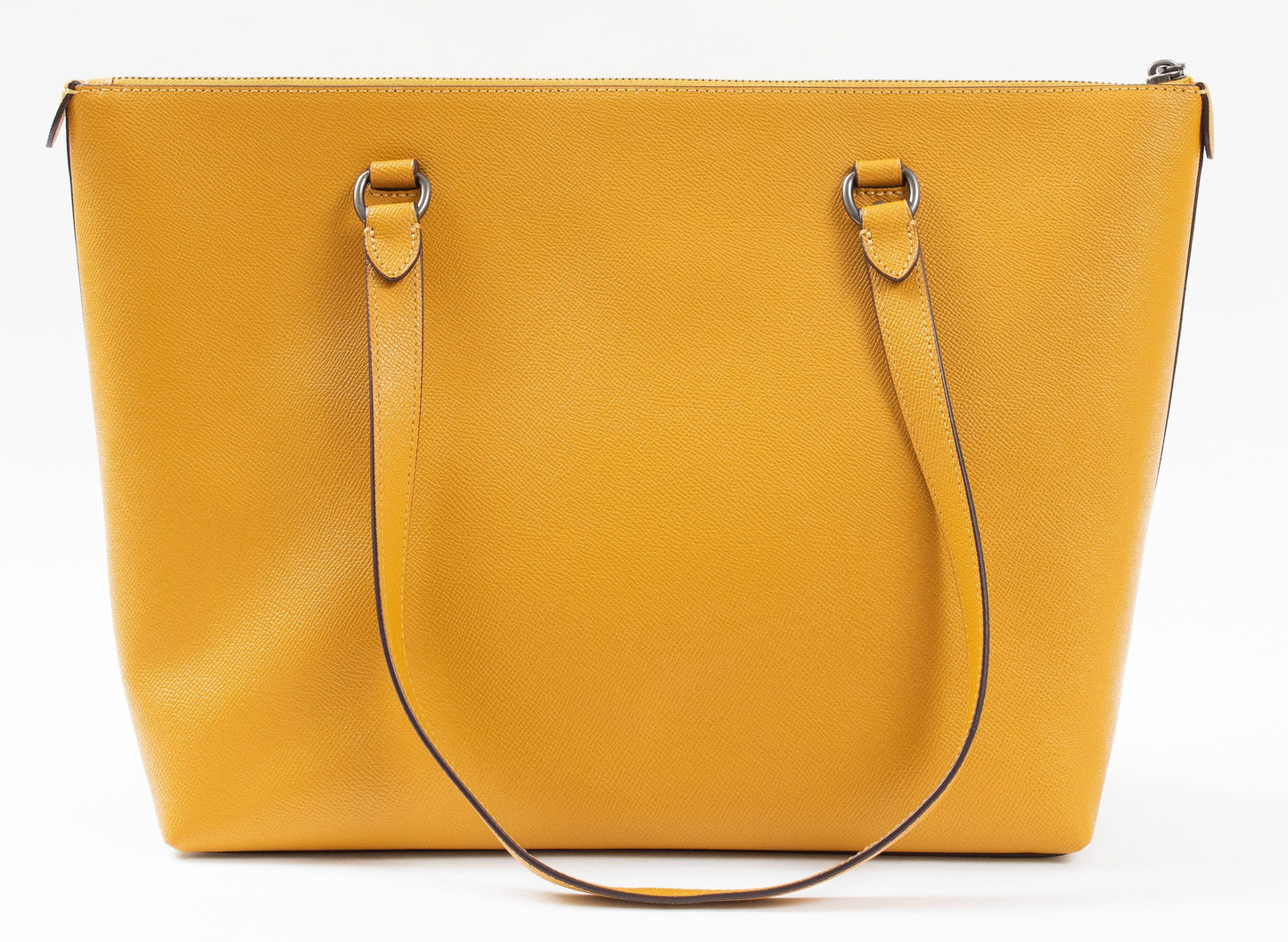 Coach Pre-Loved Zip Top Tote in Crossgrain Leather