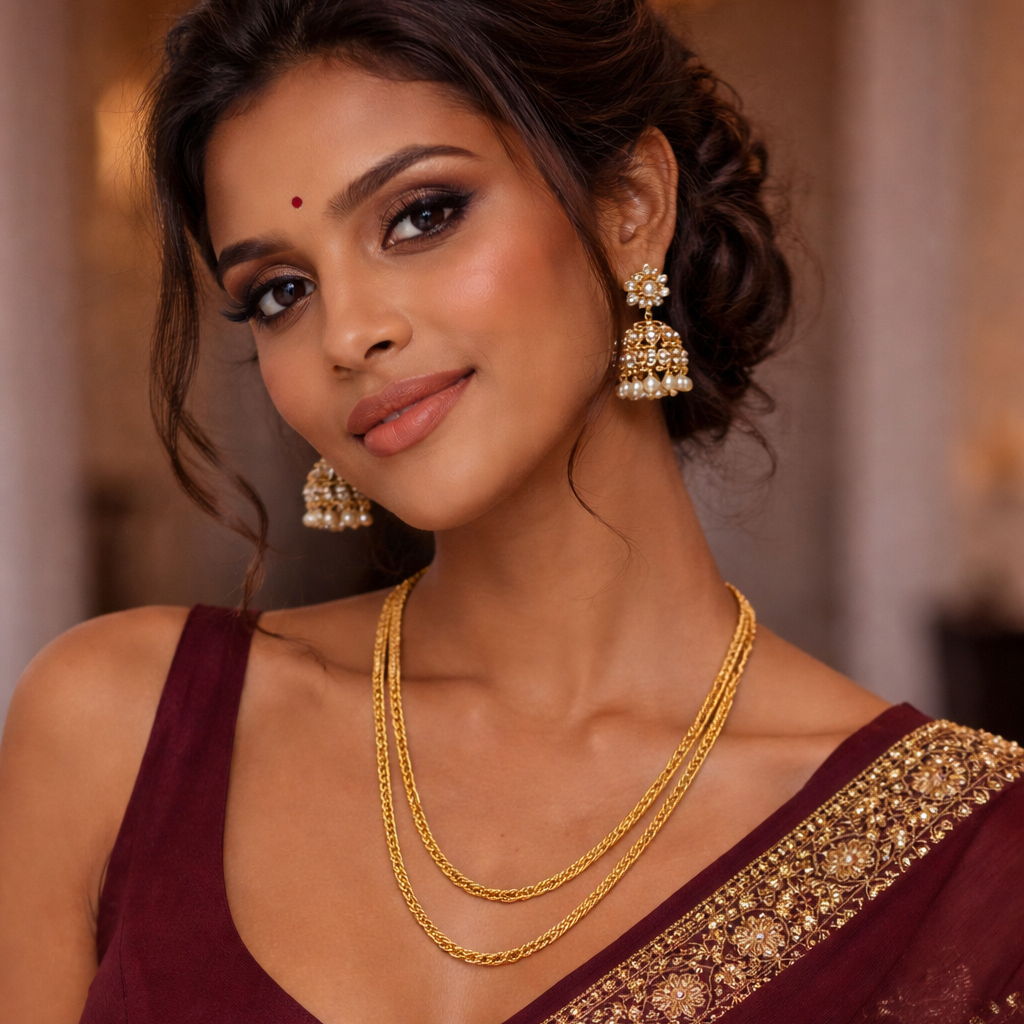 Jackie Long Necklace with free pendant