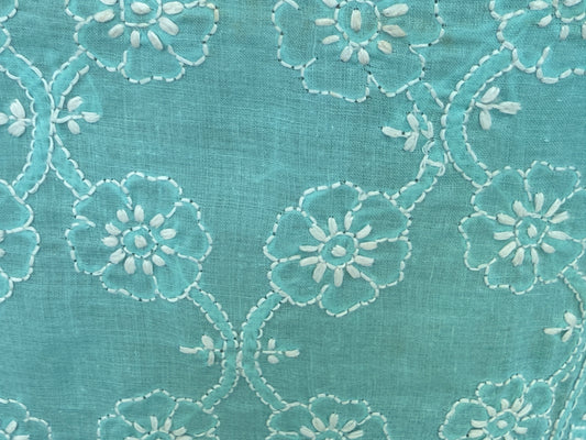 Victoria Sea green Chikankari kurta