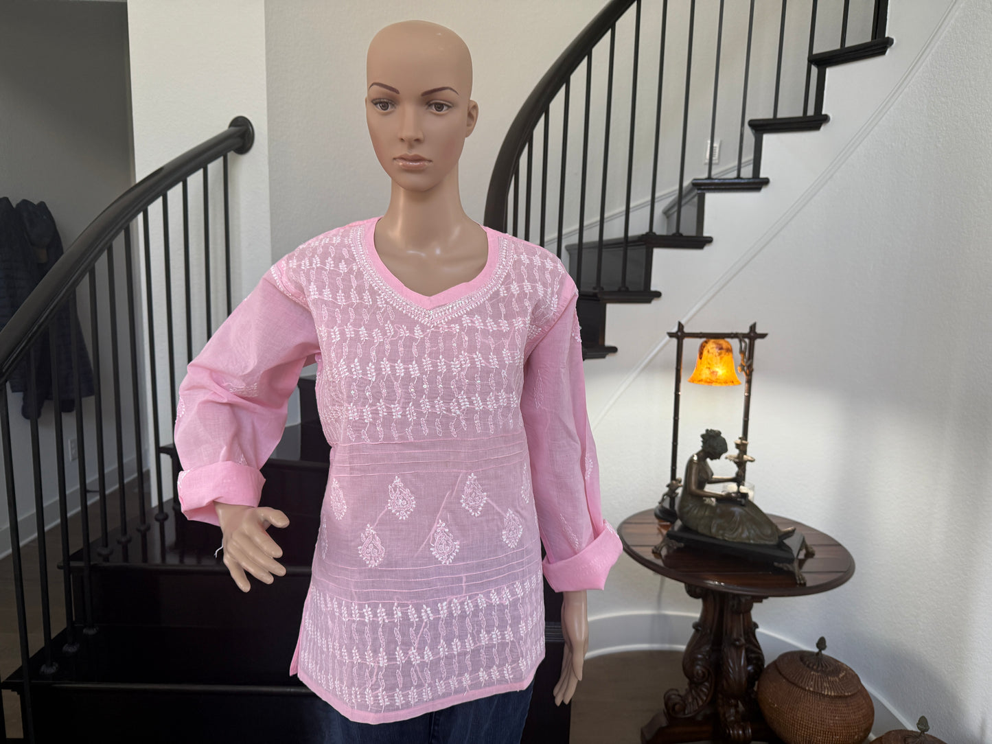 Gul β Light Pink Chikankari Kurta | Grace in Every Thread πΈ