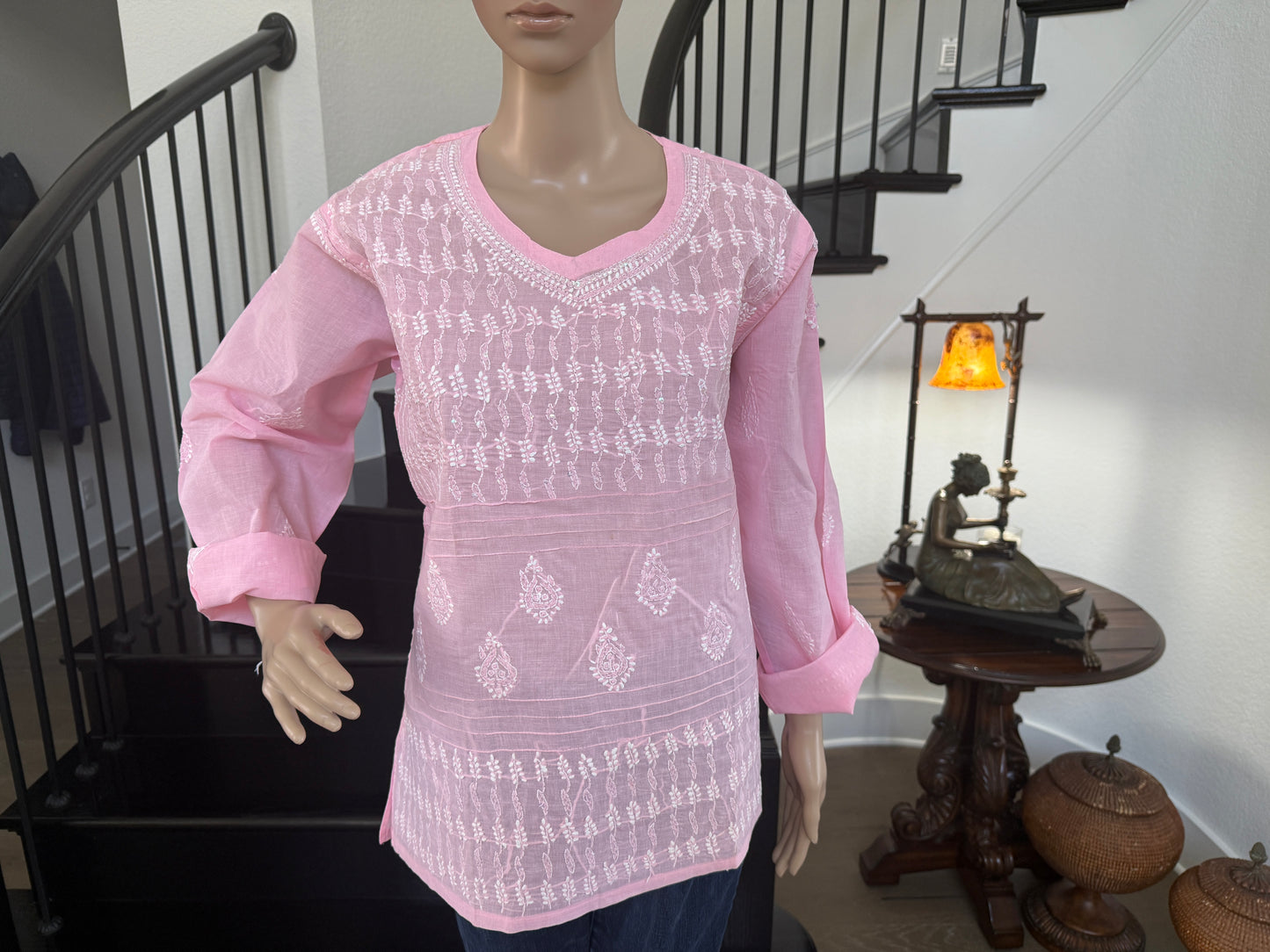 Gul β Light Pink Chikankari Kurta | Grace in Every Thread πΈ