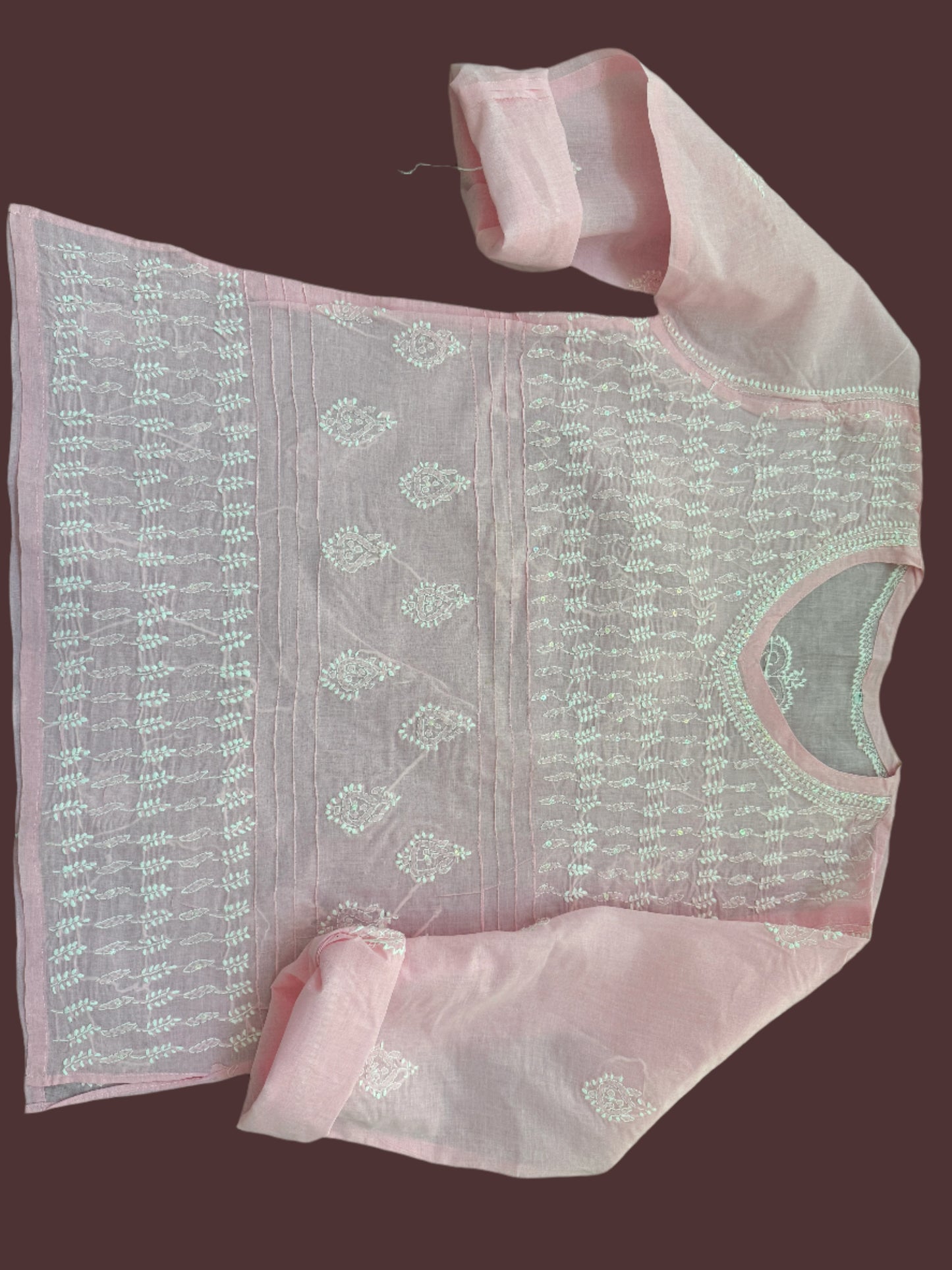 Gul β Light Pink Chikankari Kurta | Grace in Every Thread πΈ