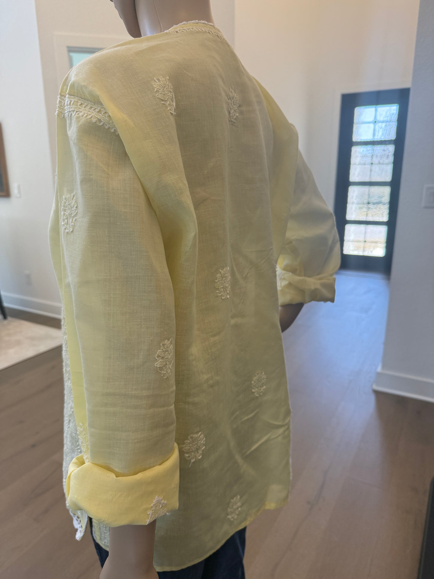 Diya β Yellow Chikankari Kurta | Radiate Elegance & Tradition βοΈ