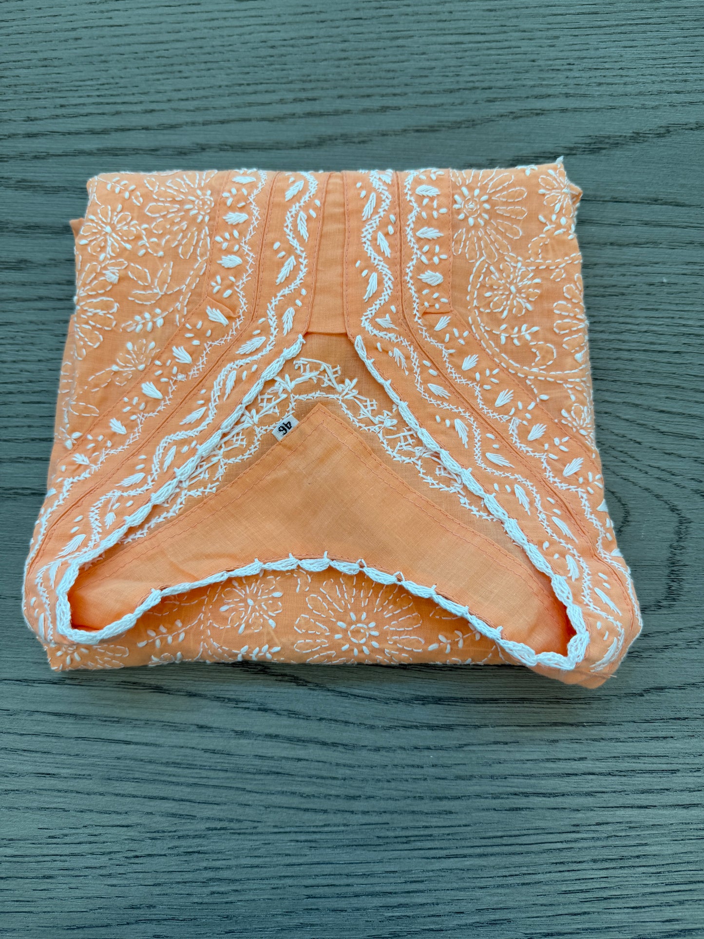 Kamali Peach Chikankari Kurta - Add a "Peach" of Elegance to Your Summer Wardrobe! ๐