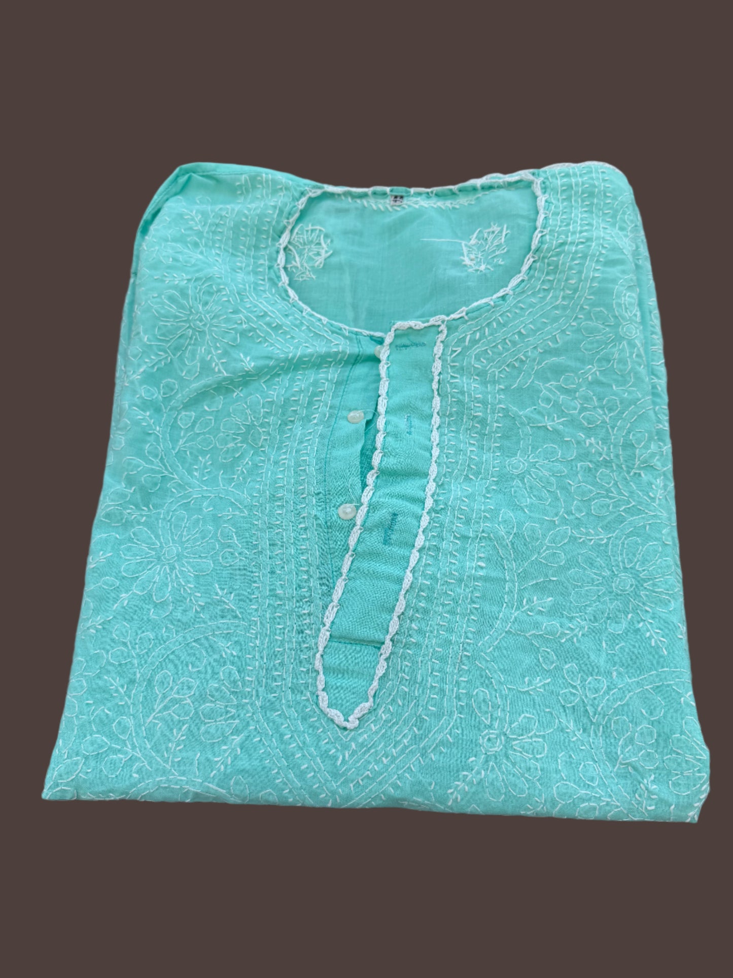 Abby Pastel Green chikankari