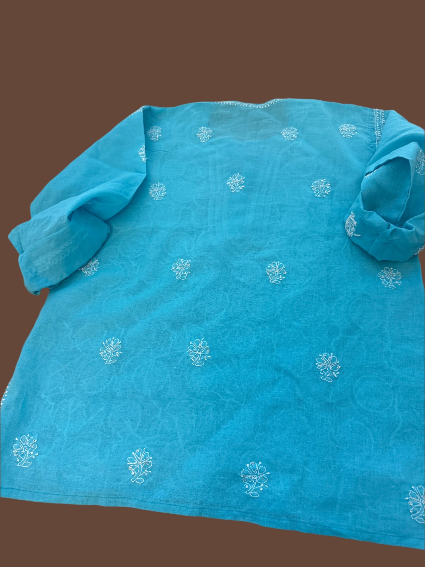 Neel – Sky Blue Chikankari Kurta | Effortless Elegance in Every Thread 🌊