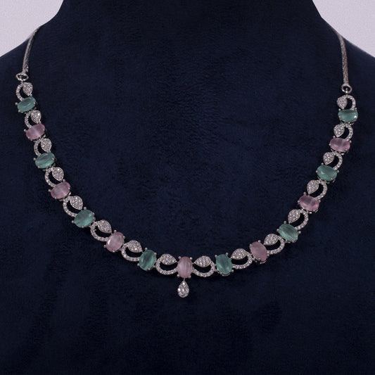 Pastel Grace Necklace & Earring Set