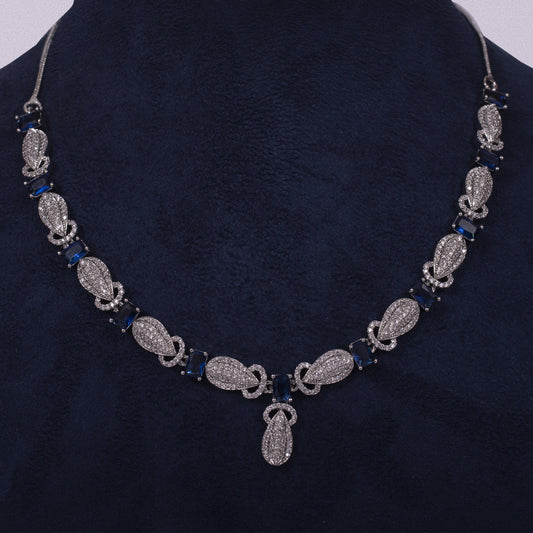 Royal Sapphire Elegance Necklace Set