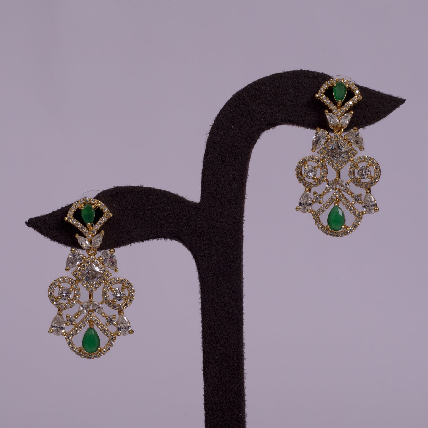 Emerald Radiance: The Golden Filigree Collection