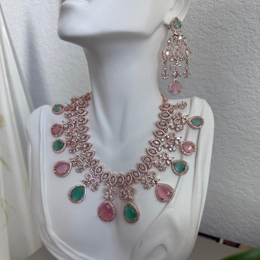 Pink and Green Stones