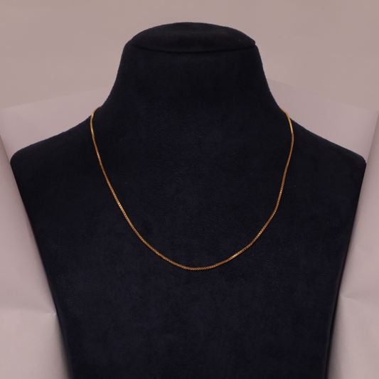 Classic Fine Gold Box Link Chain
