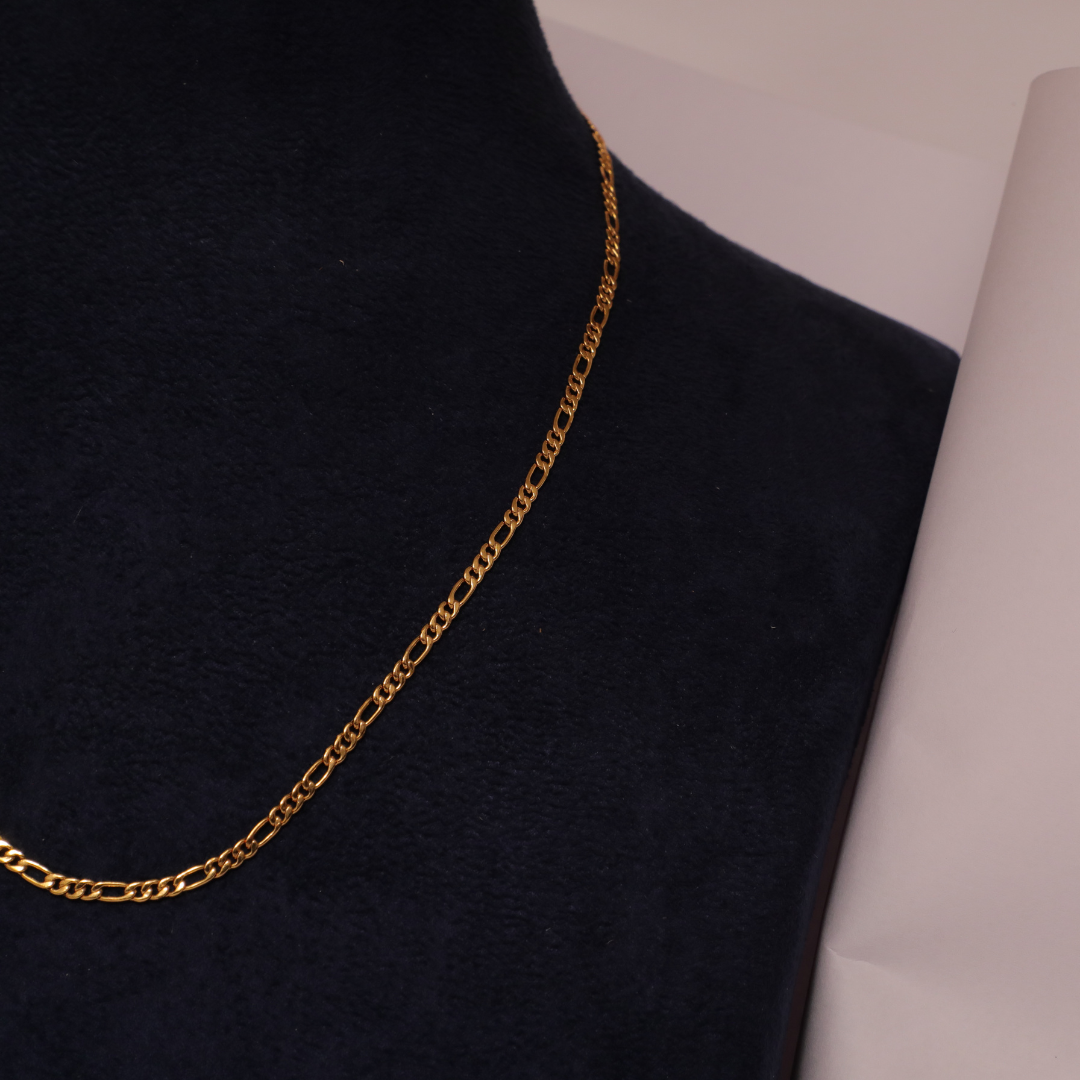 Classic Gold Figaro Link Chain