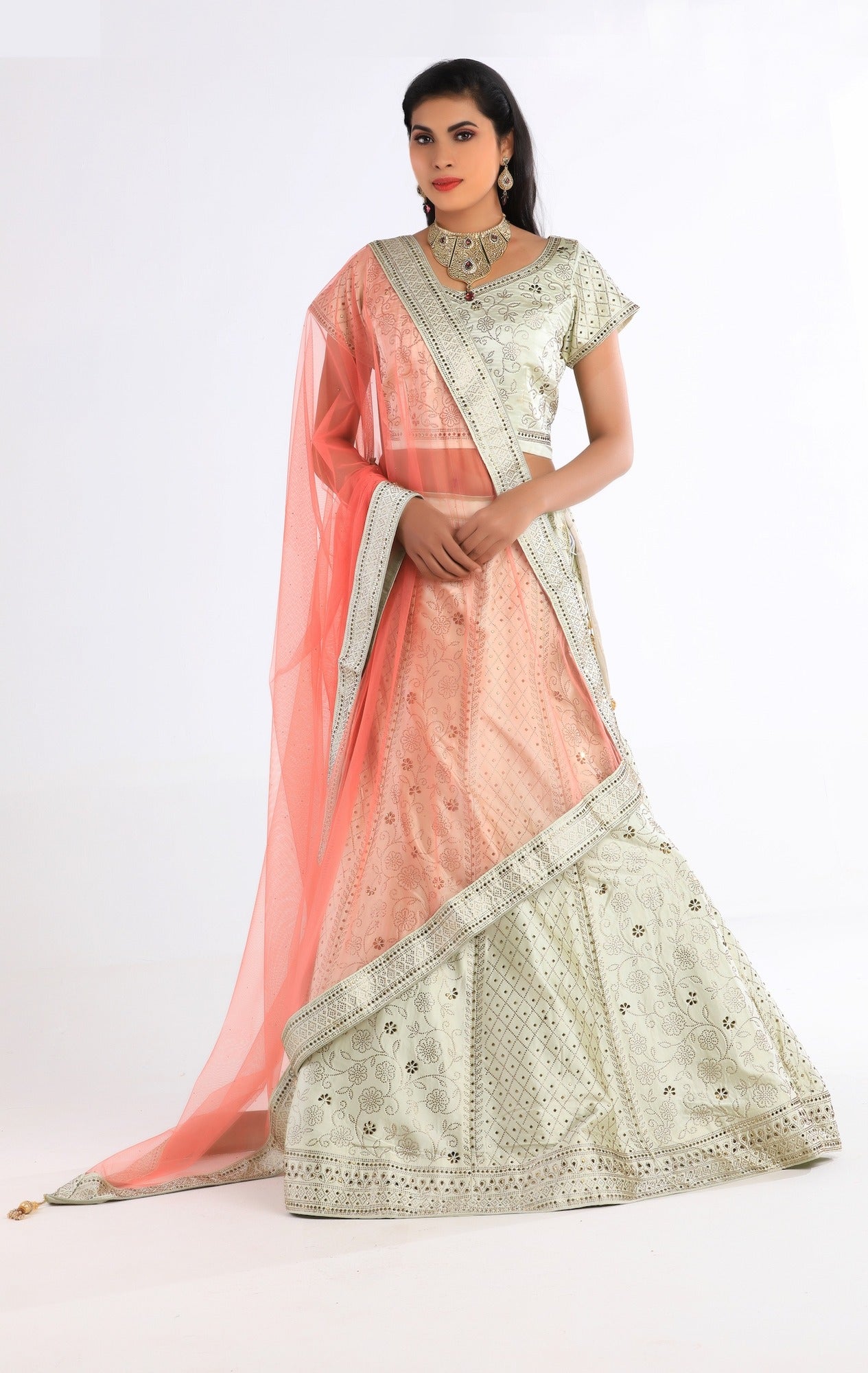 Bhumika Ivory Lehenga
