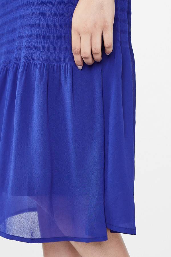 Ink Blue Drop Waist Dress