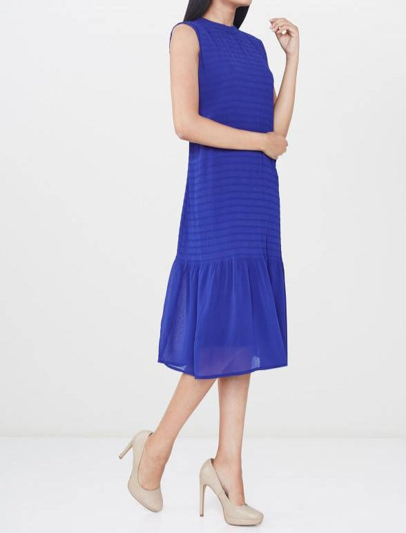 Ink Blue Drop Waist Dress