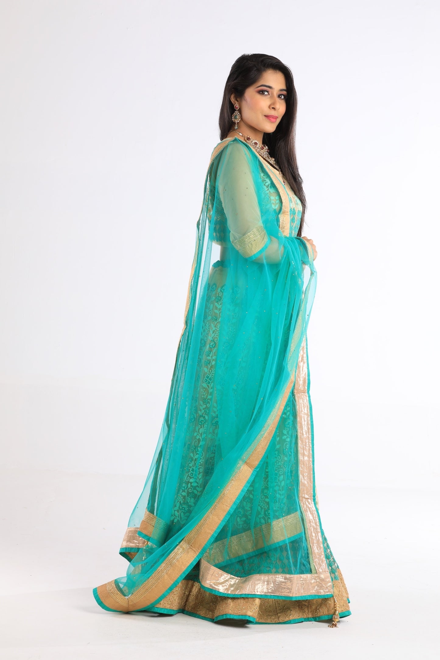 Mira Green Lehenga