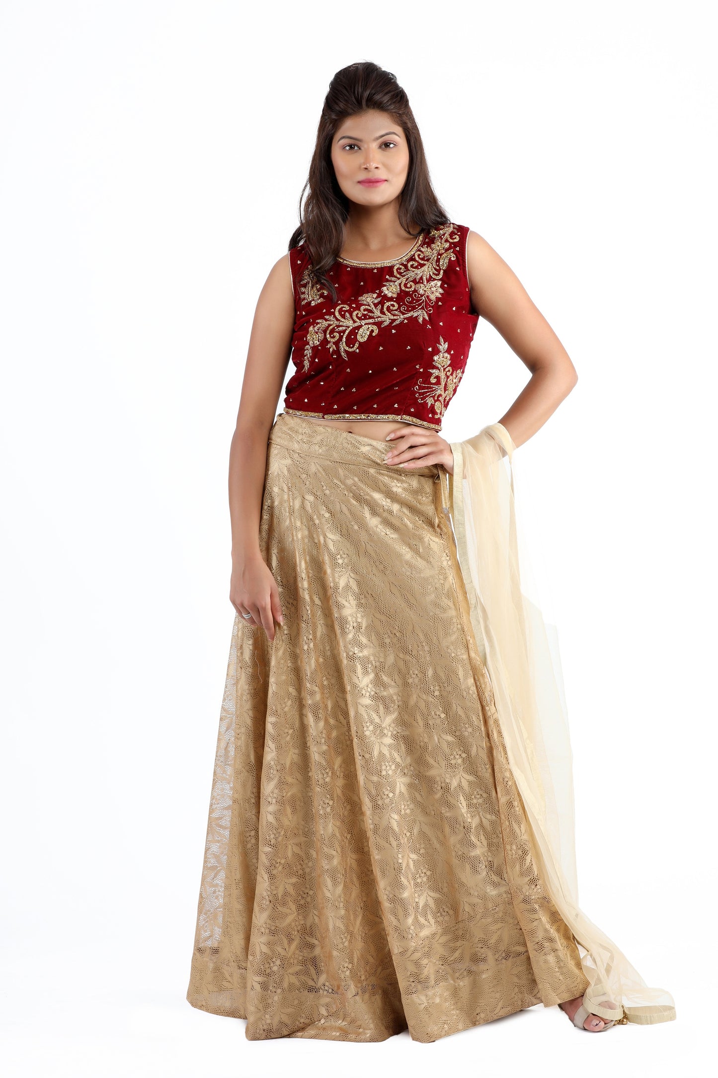 Ananya All That Glitters Is Gold Lehenga