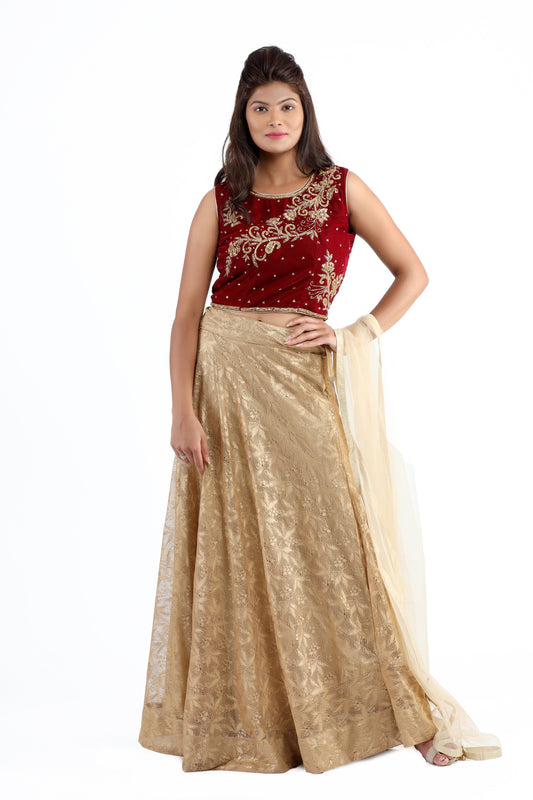 Ananya All That Glitters Is Gold Lehenga