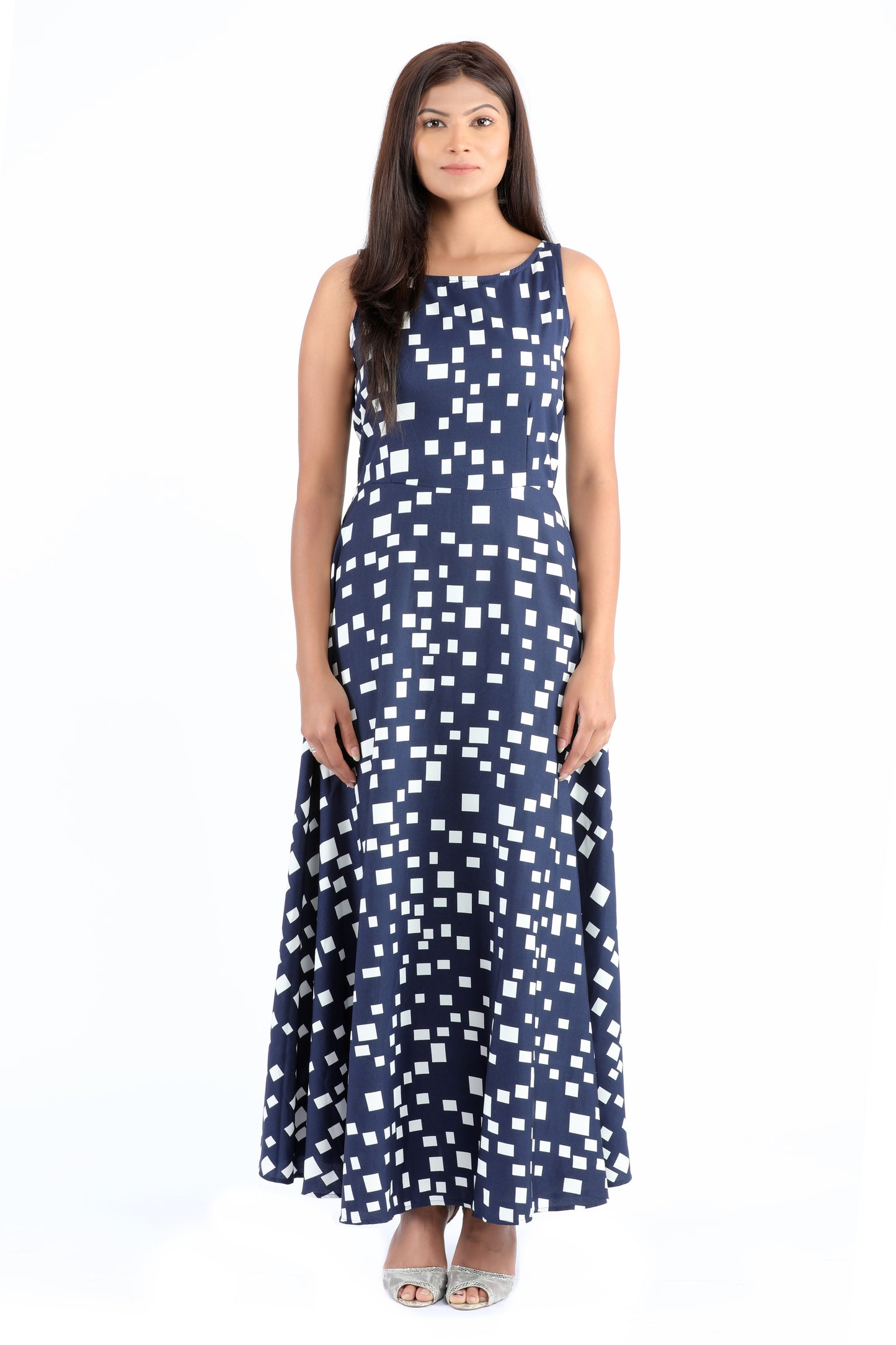 Sarah Pixel Perfect Navy Maxi