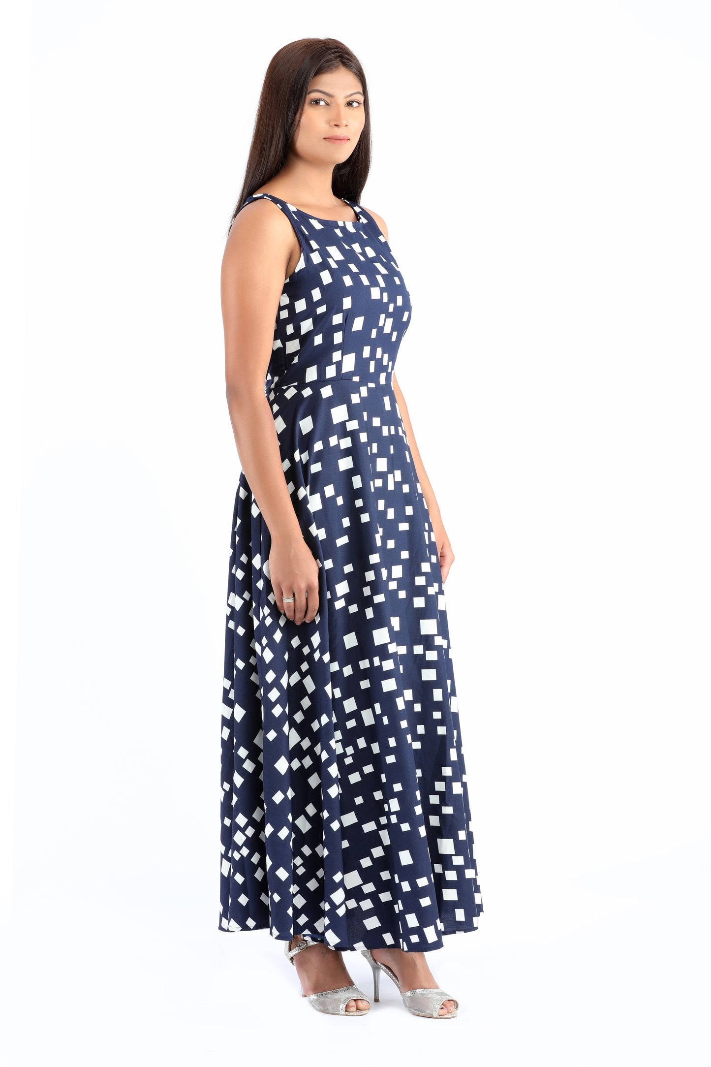 Sarah Pixel Perfect Navy Maxi