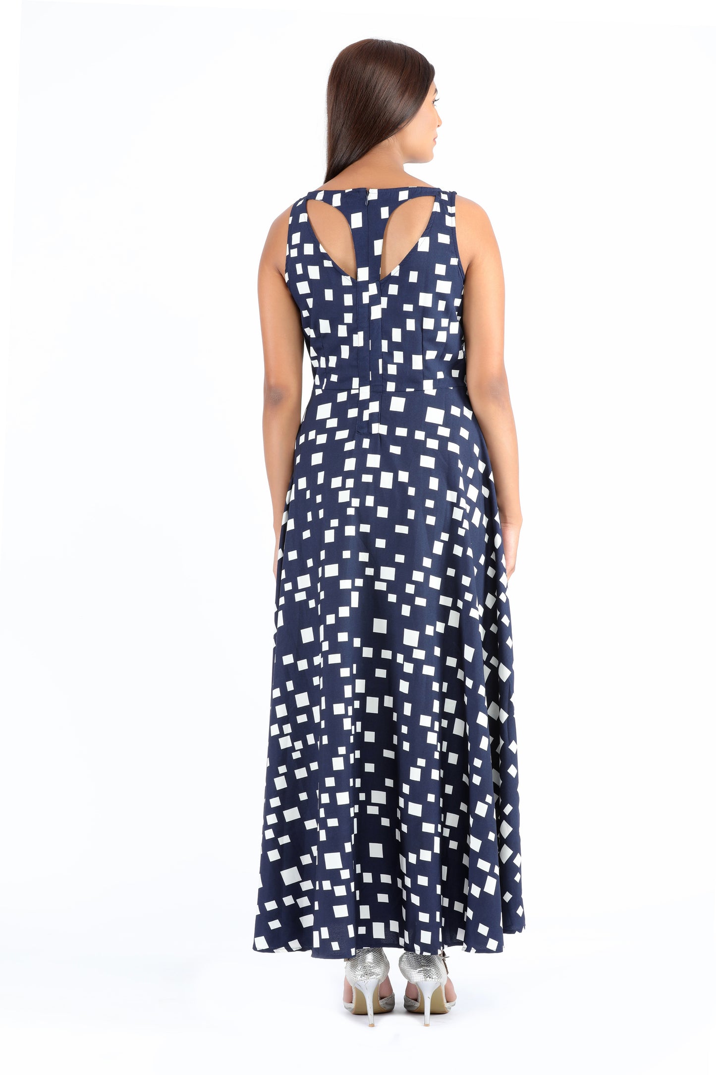 Sarah Pixel Perfect Navy Maxi