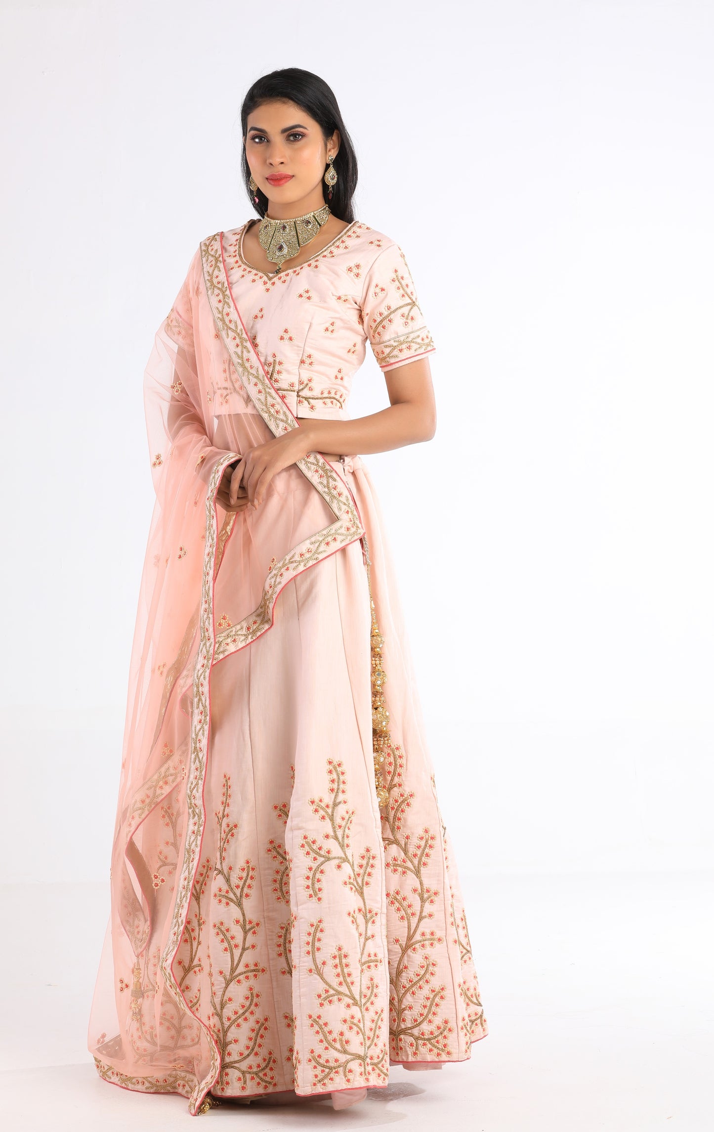 Jina Blush Pink Lehenga