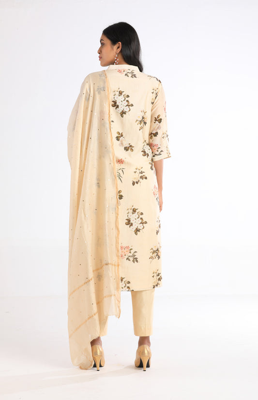 Raveena Yellow Floral Suit