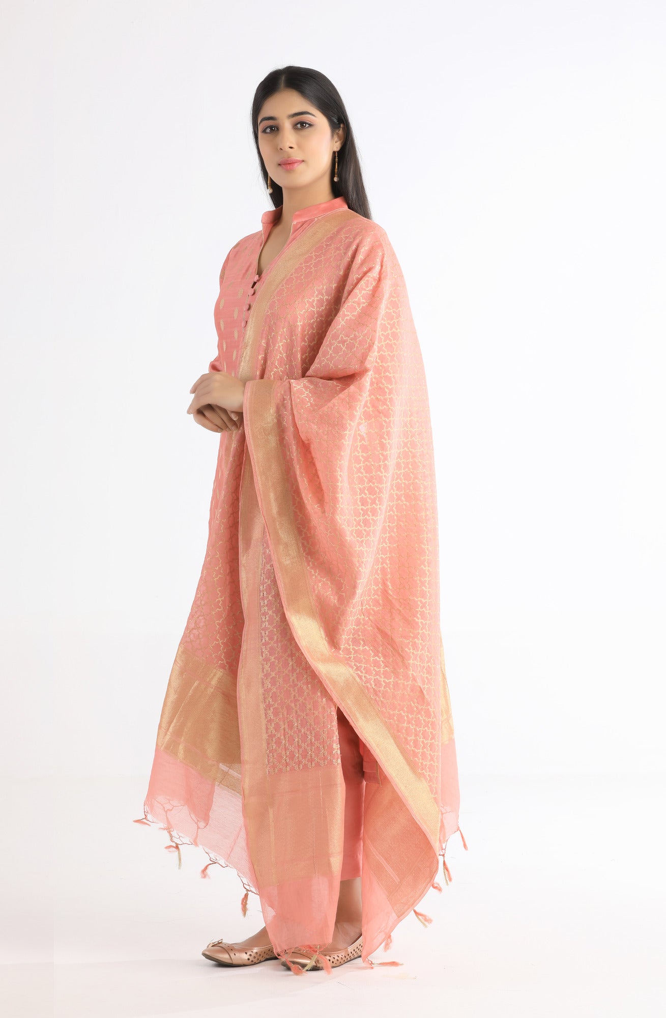Divya Pink Kurta Set