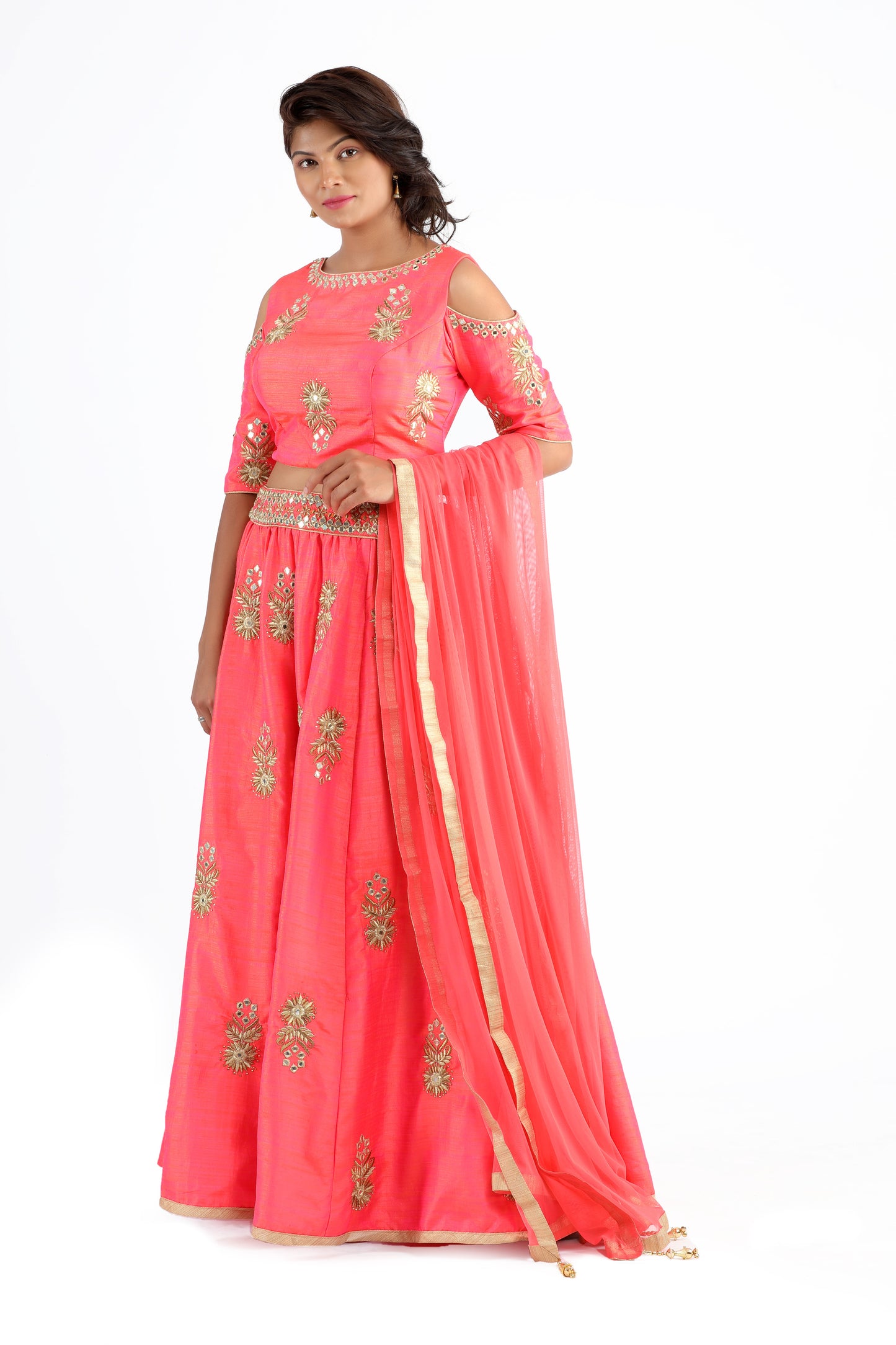 Namita Coral & Zari Mehendi Set