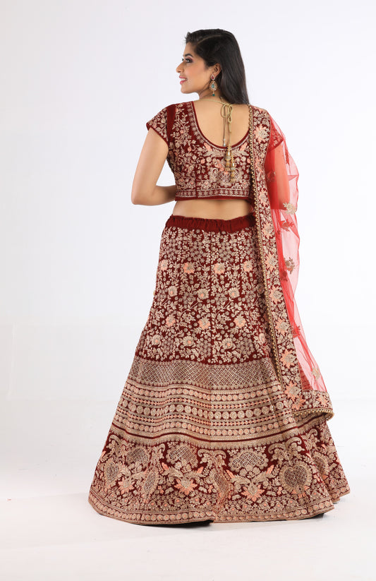 Subatra Red Bridal Gold