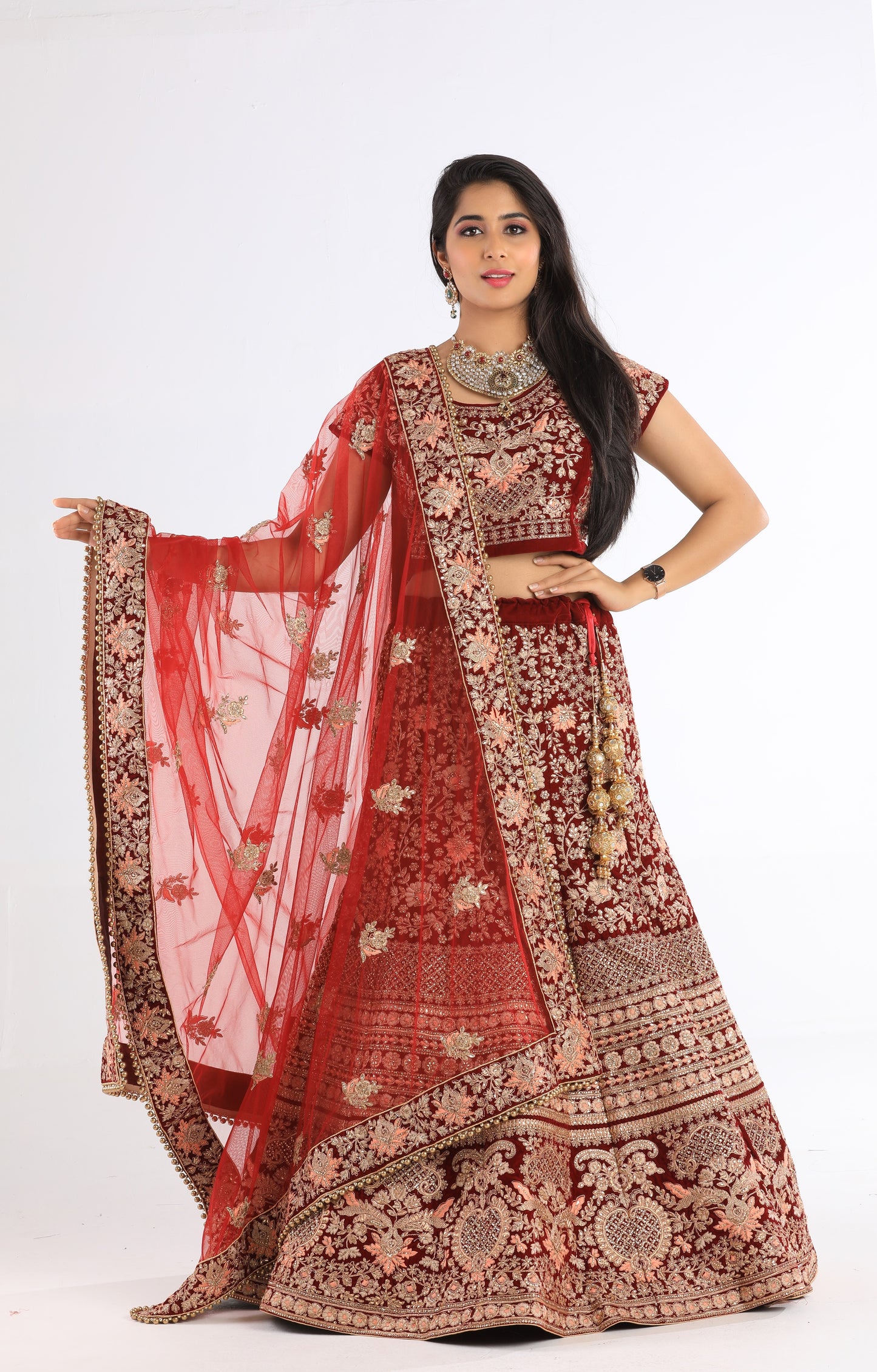 Subatra Red Bridal Gold