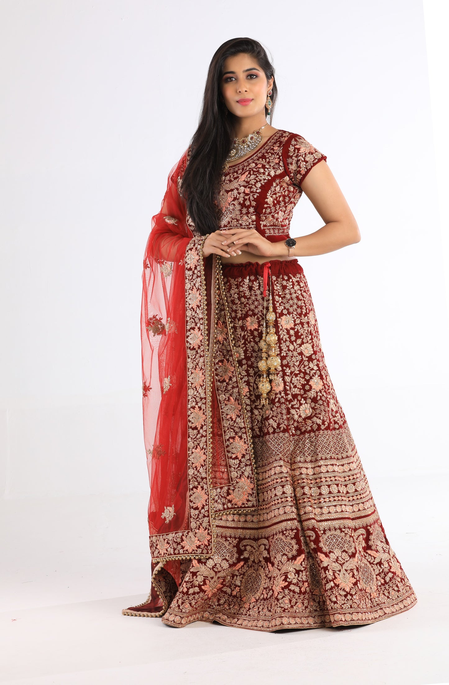 Subatra Red Bridal Gold