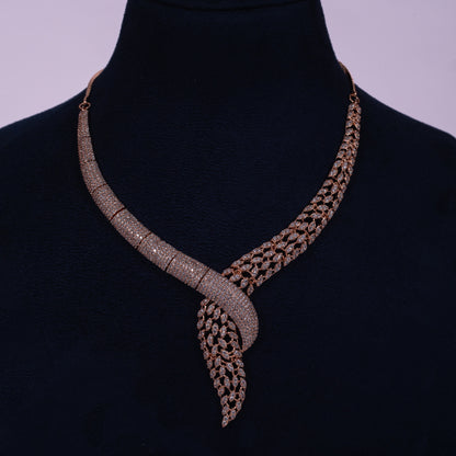The Verdant Muse: Premium Marquise-Leaf Statement Set
