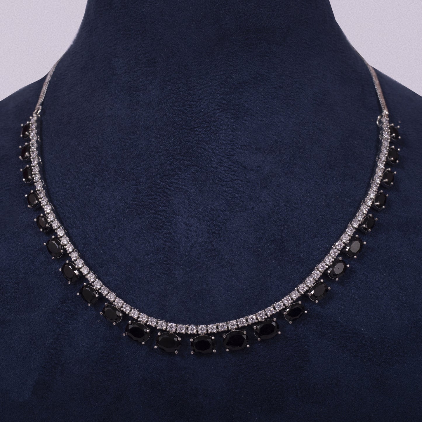 Elegant Midnight Onyx Handcrafted Fashion Jewelry Set
