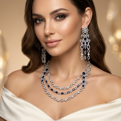 The Maharani Avantika Collection: A Royal Azure Symphony
