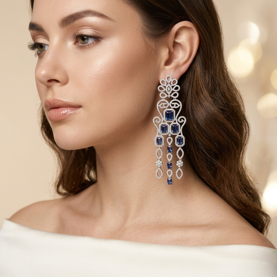 The Maharani Avantika Collection: A Royal Azure Symphony