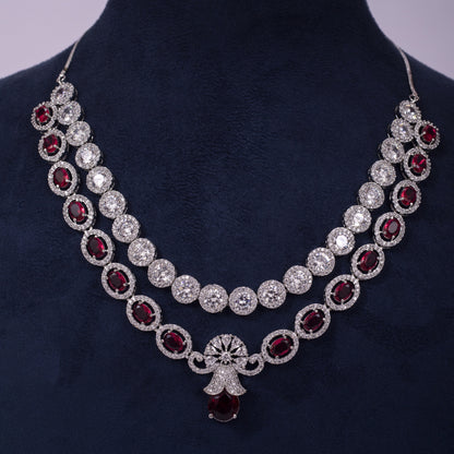 The Ruby Queen Necklace Set