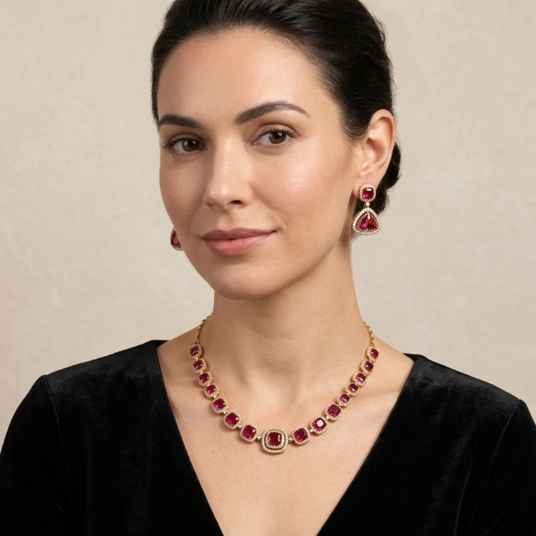 Royal Red Elegance Necklace